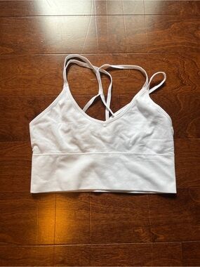 Brand New White Sports Bralette - Lightweight Support